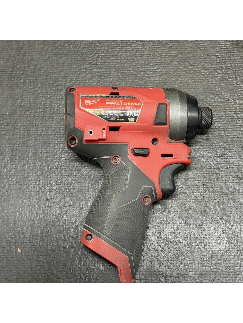 Milwaukee M12 FUEL 1/4" Hex Impact Driver 2553-20 (Tool Only) - Storage T-1